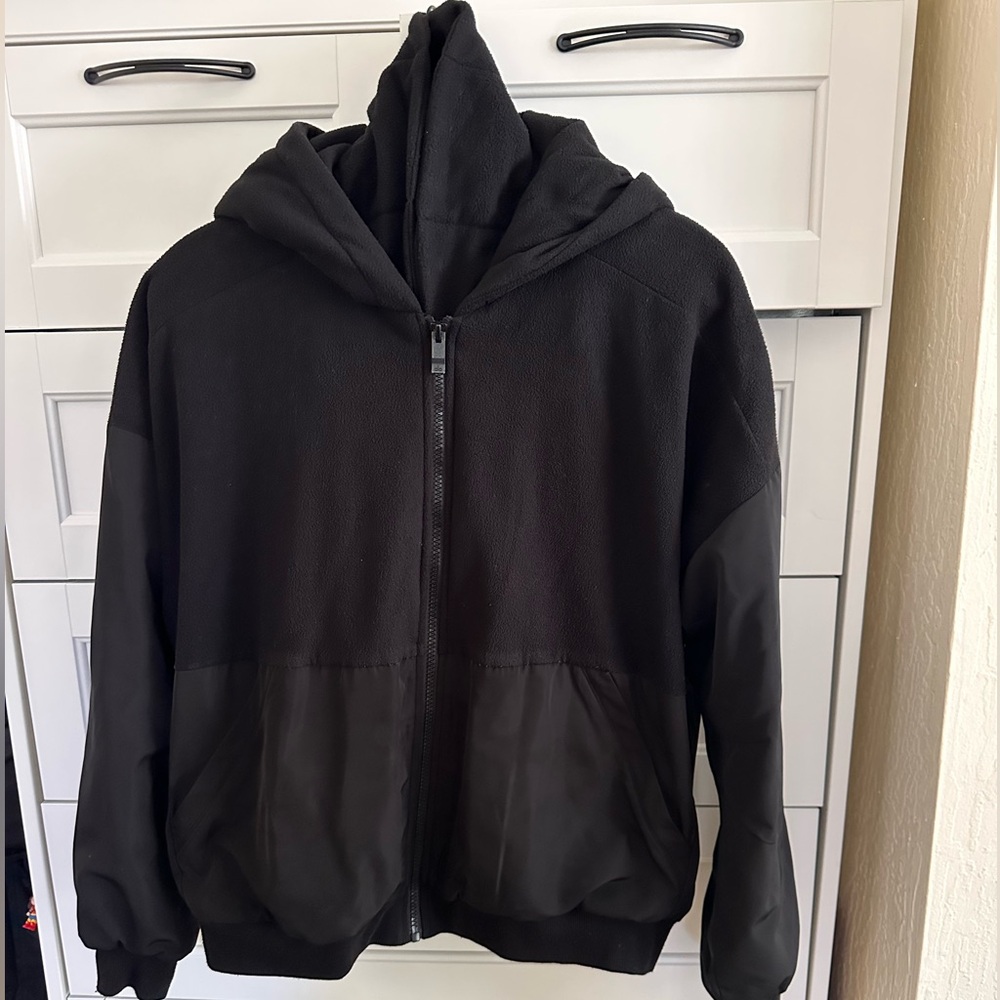 Alo yoga hooded jacket Black Size XS
